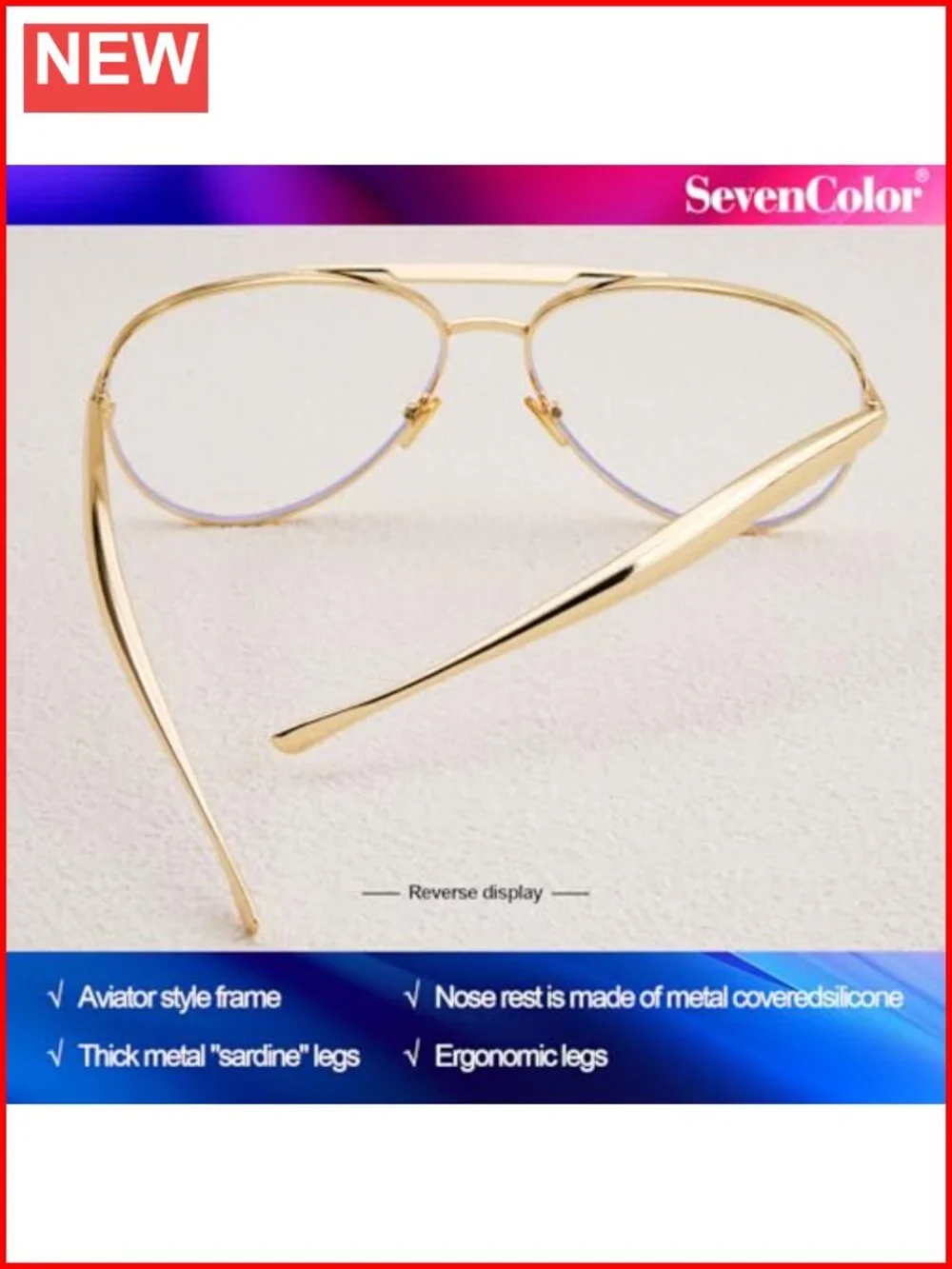 Oversized Aviator Sunglasses